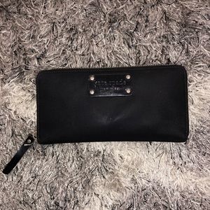 Black Kate Spade Large Wallet